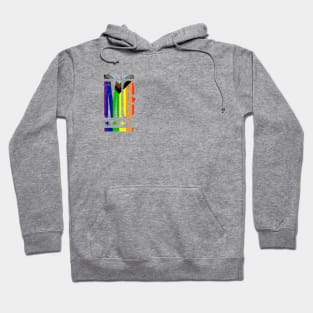 (small logo) Midnight Circus Pride to support Howard Brown Health Hoodie